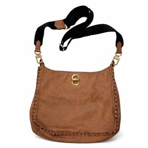 Aimee Kestenberg Brown Leather Hobo Shoulder Bag